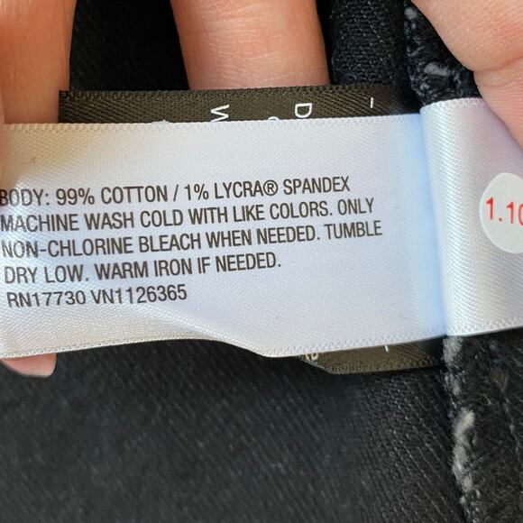 Universal Thread Y2K Black Denim Vest Top Women Size 4 Two Way Zip Coquette NWOT - Picture 7 of 9